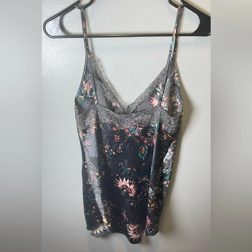 Victoria's Secret Women's Adjustable Strap Floral‎ Lace Mini Slip Dress Size Med
